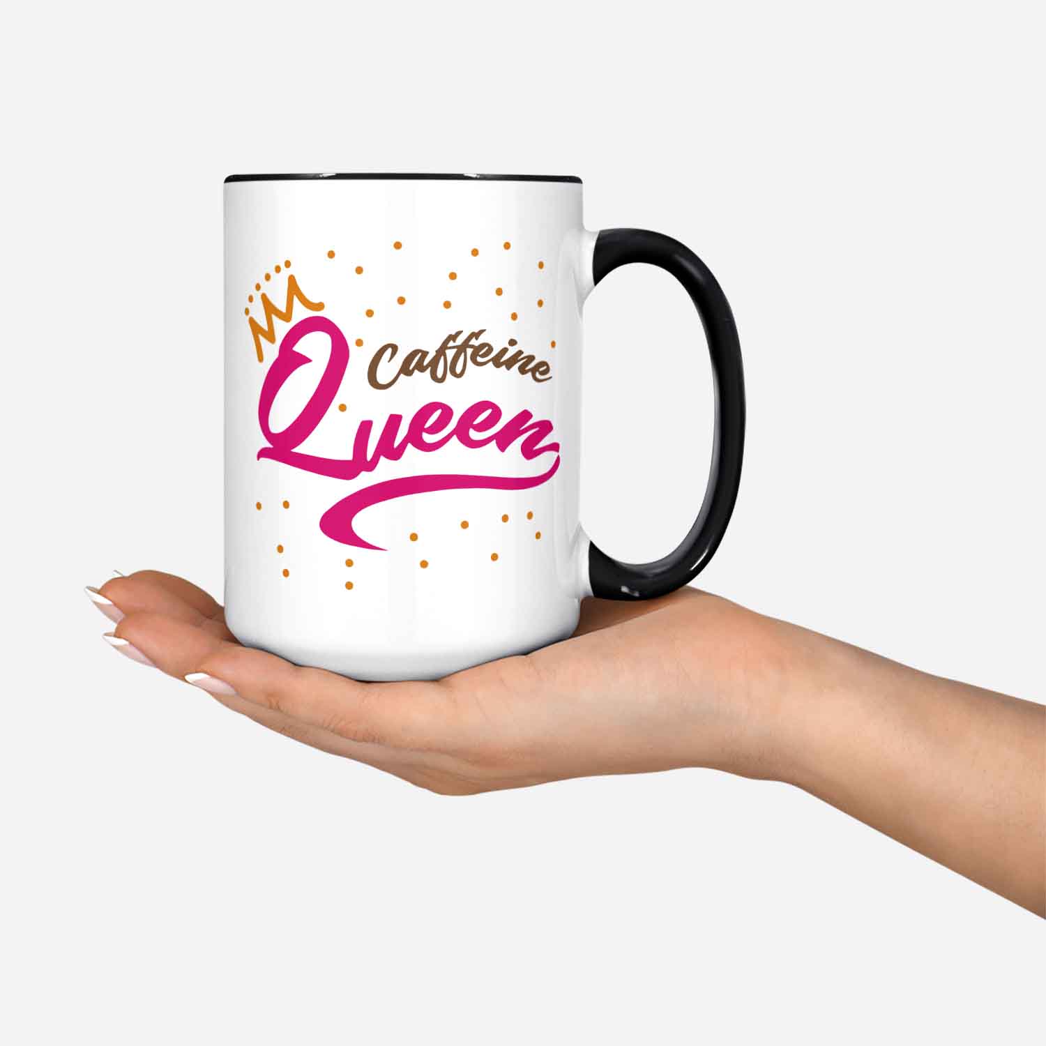 Caffeine Queen Custom Coffee Mug