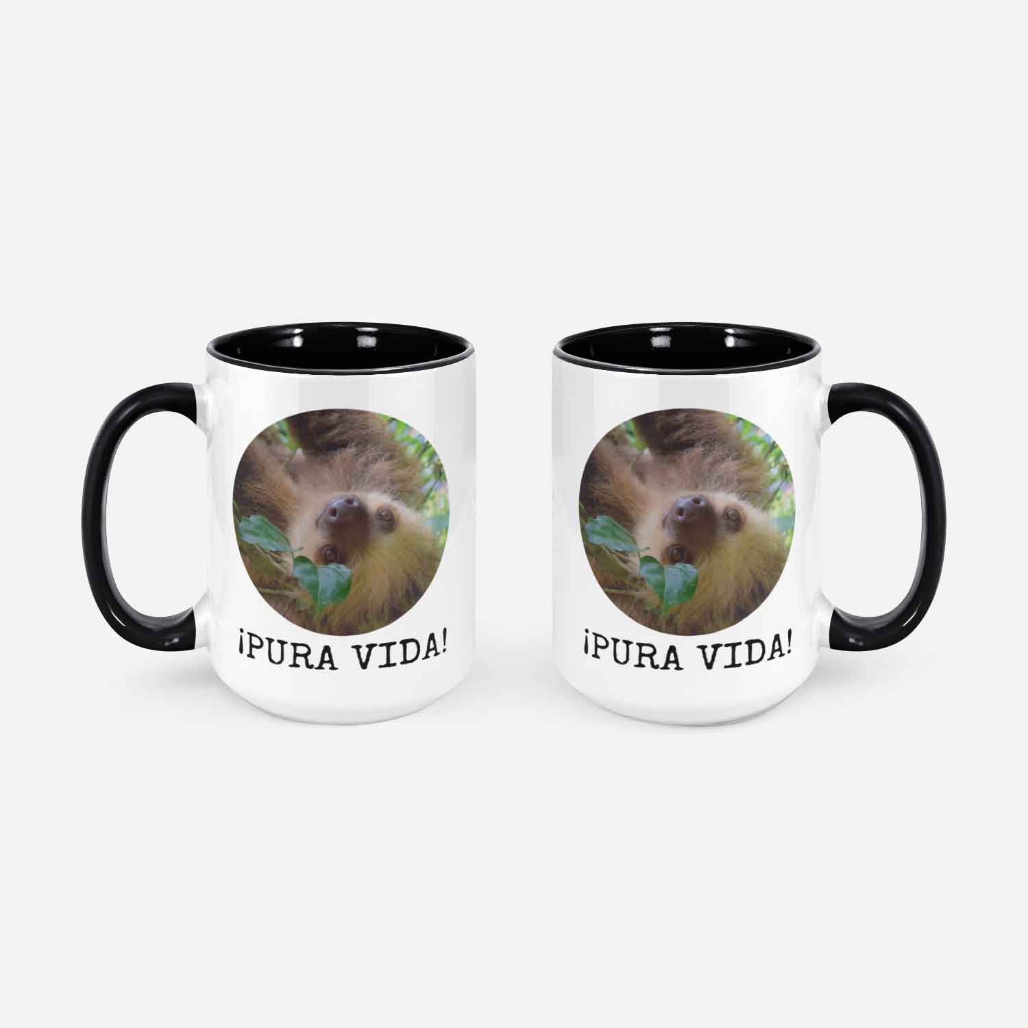 Sloth Mug Pura Vida Costa Rica Mug Sloth Gifts Costa Rica Souvenir Tica Gift Spanish Gifts Mug In Spanish