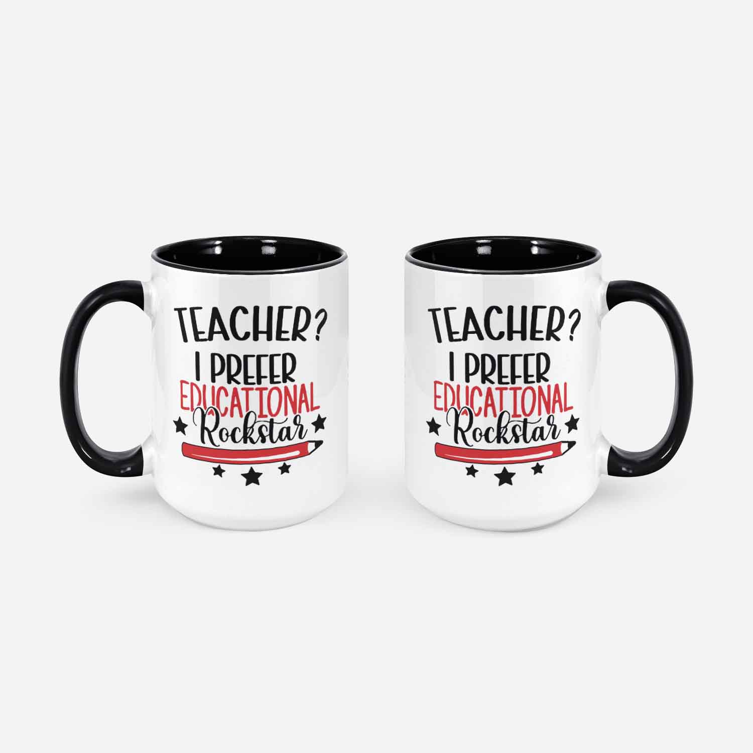 Teacher I Prefer Educational Rockstar Teacher Mug Funny Teacher Gifts Back To School Gift Teacher Appreciation Best Teacher Cup