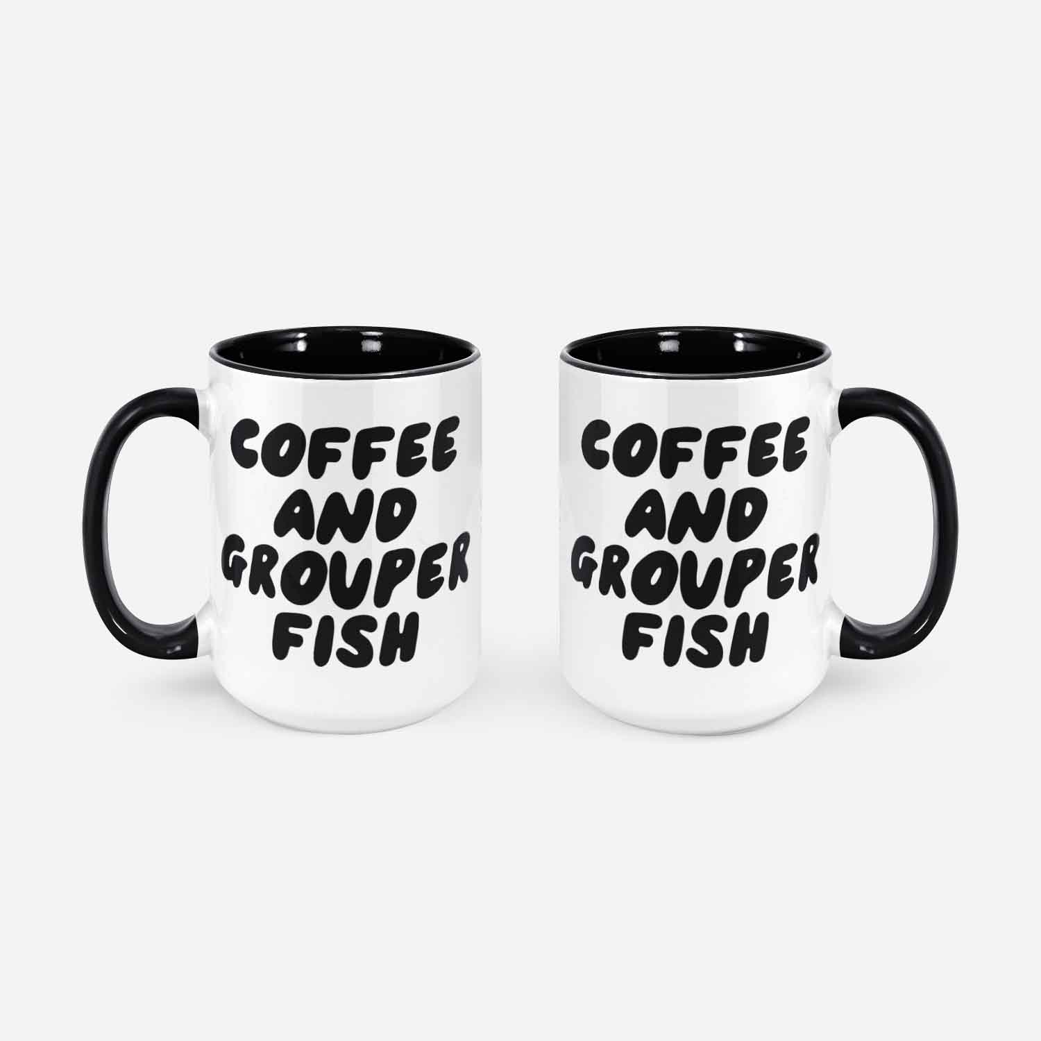 Grouper Fish Mug Funny Coffee Cup Birthday Gifts For Men And Women