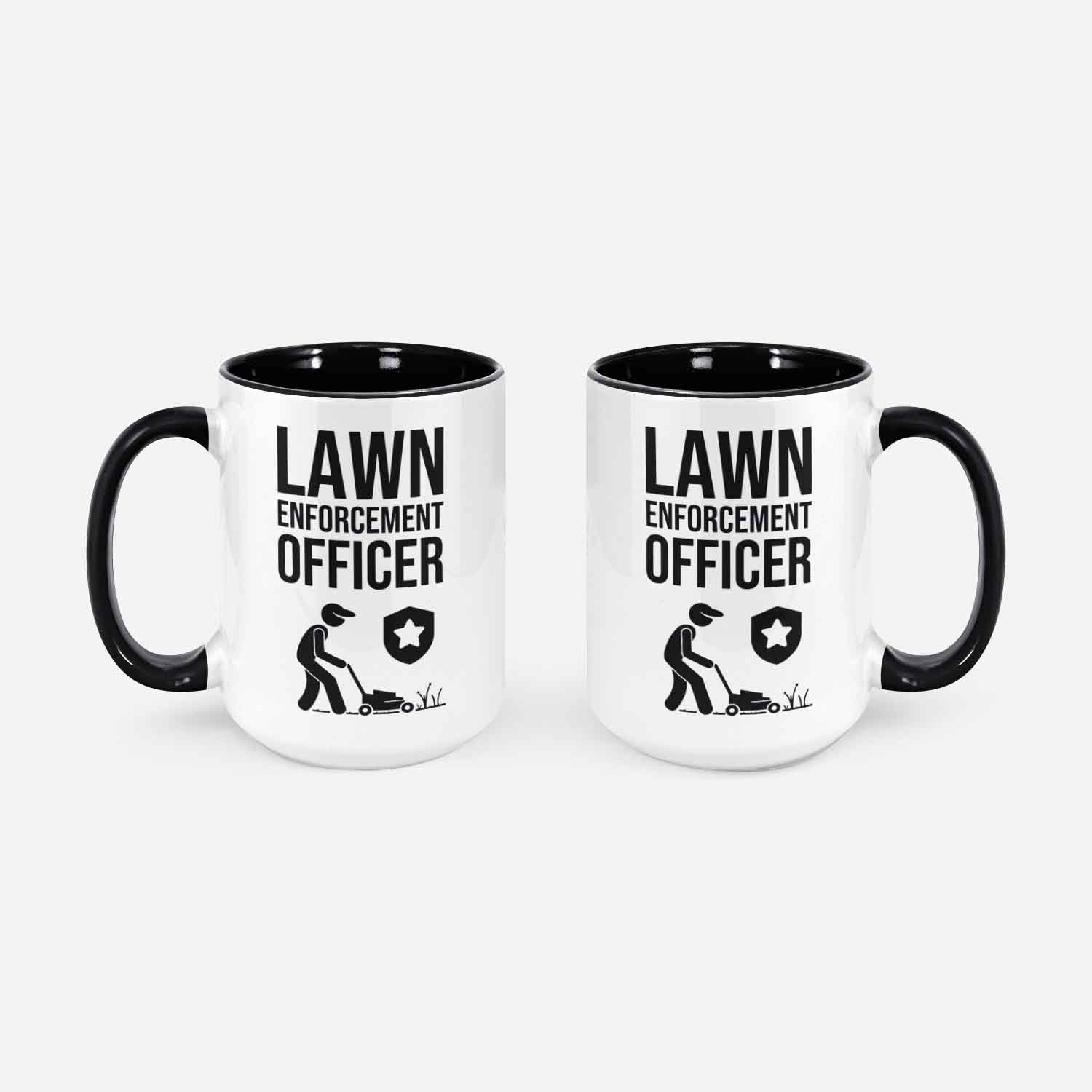 Lawn Enforcement Officer Mug Fathers Day Mug Dad Coffee Mug Husband Gift Daddy