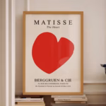 Matisse The Heart 1953 Berggruen Cie Mid Century Modern Print Birthday Gift Housewarming 18x24 Poster 16x20 Print Retro