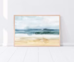 Nature Art Abstract Watercolor Landscape Abstract Art Abstract Landscape Print Wall Art Prints Beach Landscape Print