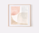 Neutral Wall Art Neutral Art Geometric Shapes Print Mid Century Art Neutral Instant Abstract Art