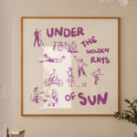 Purple Poster Square Exhibition Poster Square Wall Art Exhibition Purple Print Square Wall Art 10x10 Print 20x20 12x12 Print