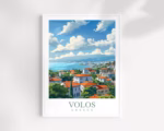 Volos Travel Print Wall Art Volos Greece Wall Hanging Home Decoration Volos Gift Art Lovers Wall Art Print Volos Greece Wall Poster Art